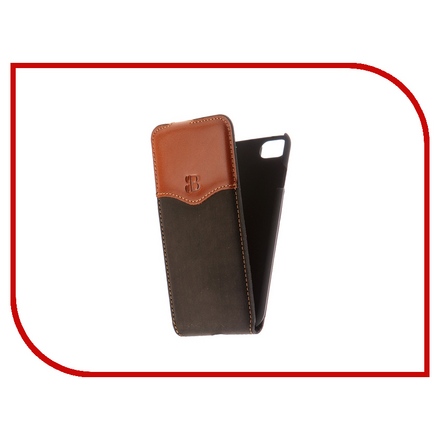 Аксессуар Чехол Burkley Flip для APPLE iPhone 7 Black/Brown MCFLCCSTBLRRI7