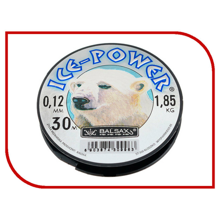 Леска Balsax Ice-Power 30m 0.12mm 13-12-20-137