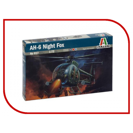 Сборная модель Italeri Вертолёт AH-64 Night Fox 0017