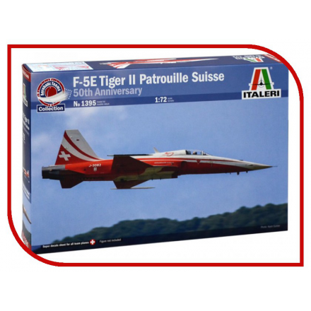 Сборная модель Italeri Истребитель F-5E TIGER Швейцарский патруль 1395