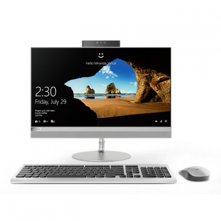 Моноблок Lenovo IdeaCentre 520-24IKU 24" FullHD Core i5 7200U / 4Gb / 1Tb / DVD / Kb+m / Win10 Silver