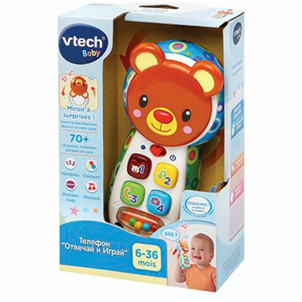 Интерактивная игрушка Vtech Телефон Отвечай и играй 80-502726