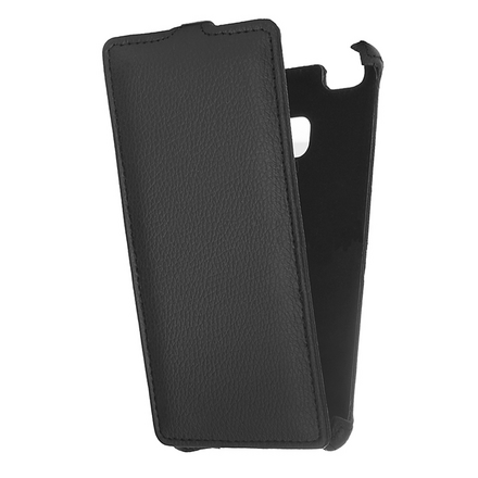 Чехол для Huawei P9 Lite Gecko Flip-case, черный GG-F-HUA-P9lTE-BL