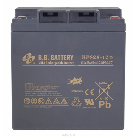 B.B.Battery BPS 28-12D аккумуляторная батарея для ИБП