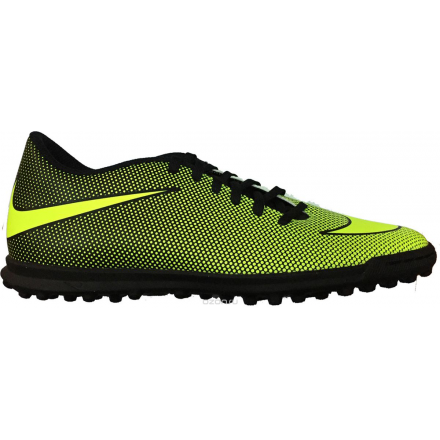 Бутсы мужские Nike Bravatax Ii Tf, цвет: желтый, черный. 844437-070. Размер 6,5 (38)