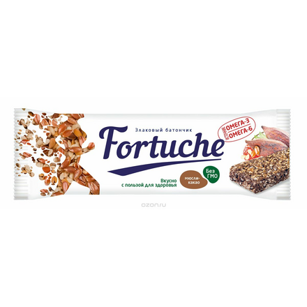 Батончик злаковый "Fortuche", мюсли с какао, 25 г ЯБ024223