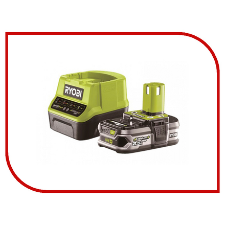 Комплект Ryobi ONE+ 1x2.5Ah Lithium + зарядное устройство RC18120-125 5133003359