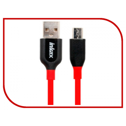 Аксессуар Inkax microUSB CK-30-MICRO Black-Red