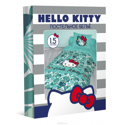 Комплект белья Hello Kitty "Tropic", 1,5-спальный, наволочки 70х70 см 718071