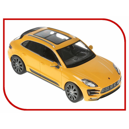 Игрушка Rastar Porsche Macan Turbo 1:14 73300 Yellow 6324/Y