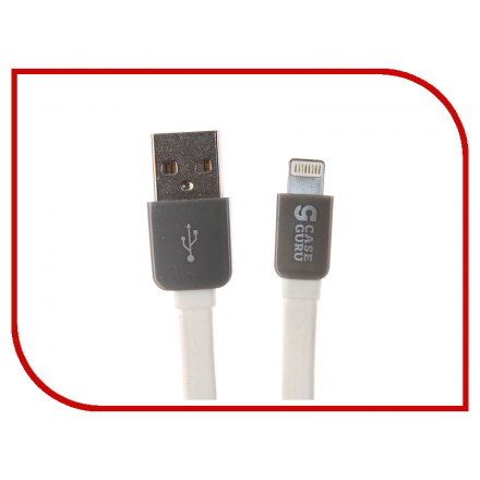 Аксессуар CaseGuru USB-Lightning 8pin White 100916