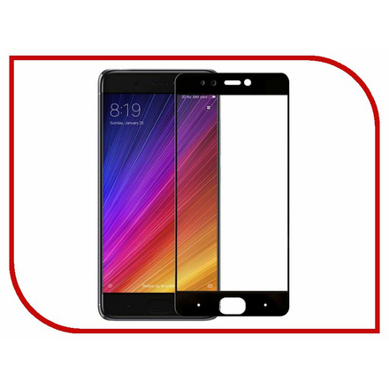 Аксессуар Стекло противоударное Xiaomi Mi 5S Gurdini 2D Full Screen 0.26mm Black 903125