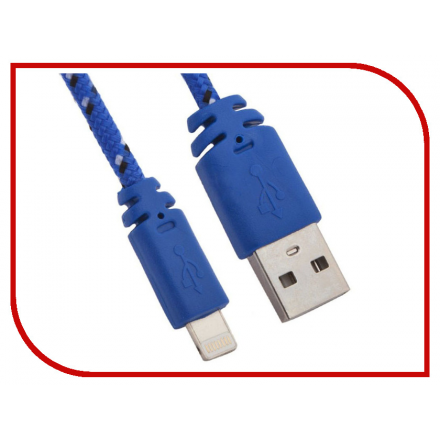 Аксессуар Liberty Project USB-Lightning 8 pin 1m Blue-Black R0003823