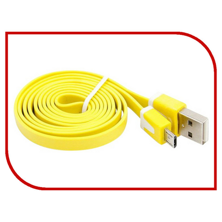 Аксессуар Liberty Project USB - Micro USB 1m Yellow R0003923