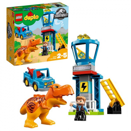 Конструкторы LEGO Lego Duplo 10880 Конструктор Лего Дупло Jurassic World Башня Ти-Рекса