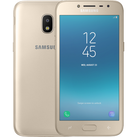 Смартфон Samsung Galaxy J2 (2018) Gold (Samsung Galaxy с пакетом услуг)