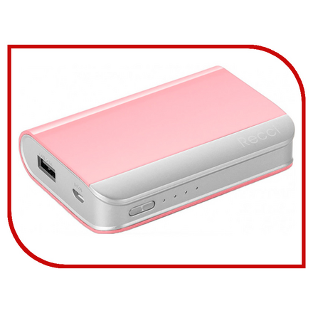 Аккумулятор Recci Power Bank Elegant RE-7500 7500mAh Pink