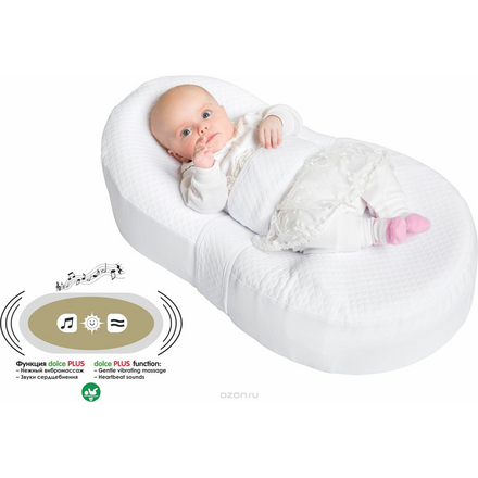 Dolce Bambino Матрас-кокон для новорожденных Dolce Cocon Plus цвет белый 70 х 41 х 18 см D01.0300002