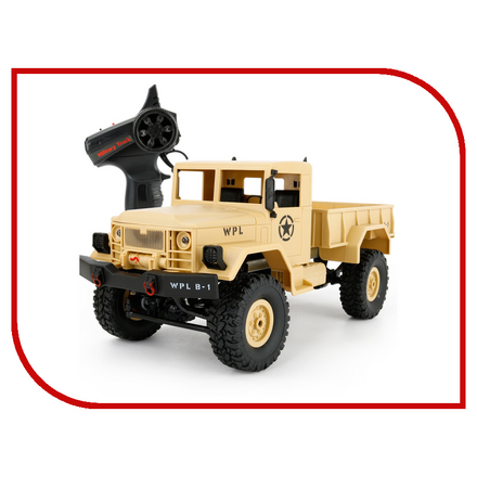 Игрушка Aosenma Military Truck 4WD 1:16 Yellow WPLB-14