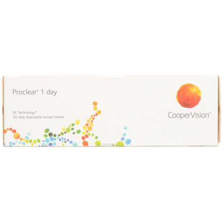 CooperVision Контактные линзы Proclear 1-Day (30pack)/Радиус кривизны 8,7/Оптическая сила -10,00