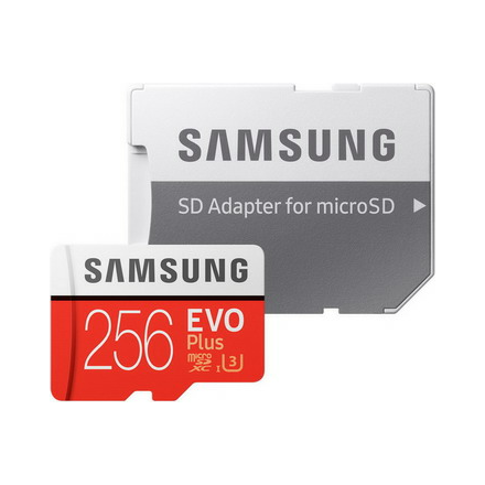 Карта памяти Samsung 256 GB MicroSDXC class 10 UHS-I EVO+ U3 MB-MC 256 GA/RU