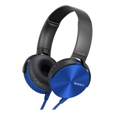 Наушники Sony MDR-XB 450 APL синий