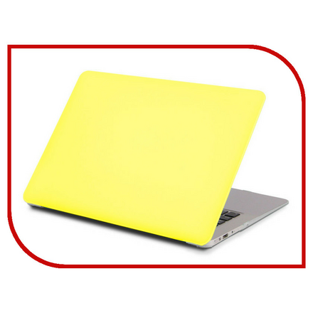 Аксессуар Чехол 13-inch Gurdini для APPLE MacBook Pro Retina 13 2016 With TouchBar Plastic Acid Yellow