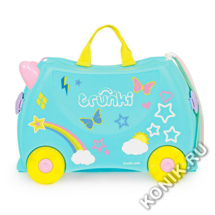 Чемодан на колесиках Единорог Уна, голубой (Trunki 0287-GB01)