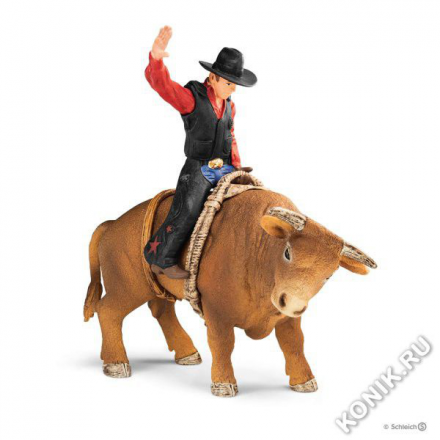 Родео с ковбоем, быком, аксессуарами (Schleich 72120)