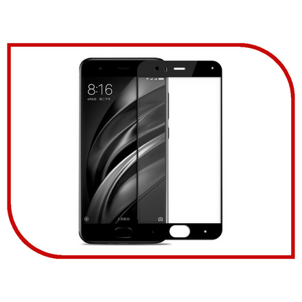 Аксессуар Стекло защитное для Xiaomi Mi 6 Krutoff Full Screen Black 02534