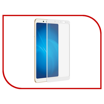 Аксессуар Защитное стекло для Xiaomi Redmi Note 5 Pro Onext с рамкой White 41786