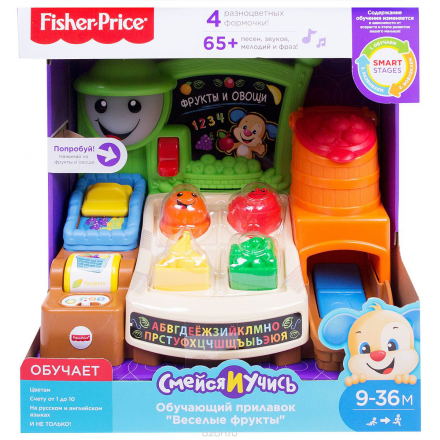 Fisher-Price Обучающий прилавок Веселые фрукты FBM32