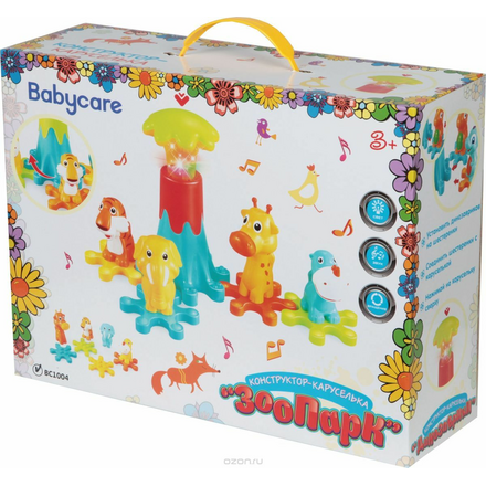 Baby Care Конструктор-каруселька Зоопарк BC1004