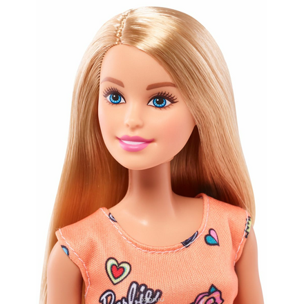 Barbie Кукла цвет платья оранжевый T7439_FJF14