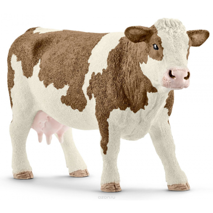 Schleich Фигурка Симментальская корова 13801