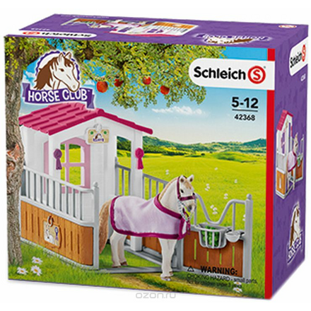 Schleich Набор фигурок Стойло с кобылой Лузитанской породы 42368