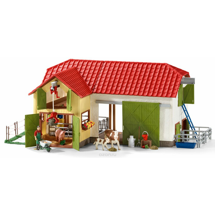 Schleich Игровой набор Большая ферма с животными и аксессуарами 42333