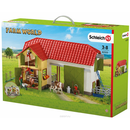 Schleich Игровой набор Большая ферма с животными и аксессуарами 42333