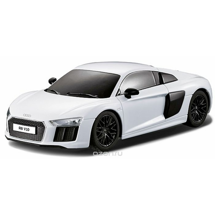 Rastar Радиоуправляемая модель Audi R8 2015 Version масштаб 1:24 цвет белый 72300