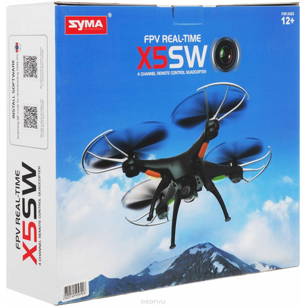 Syma Квадрокоптер на радиоуправлении X5SW цвет белый X5SW white