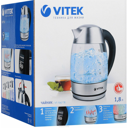 Vitek VT-7047(TR) чайник электрический VT-7047(TR)