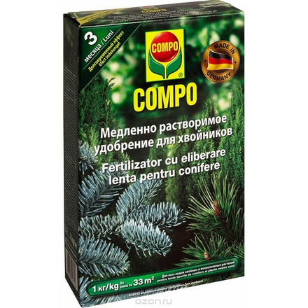 Удобрение для хвойников "Compo", 1 кг 1274102066