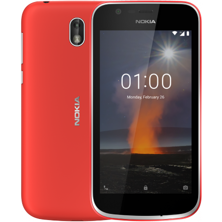 Смартфон Nokia 1 Warm Red