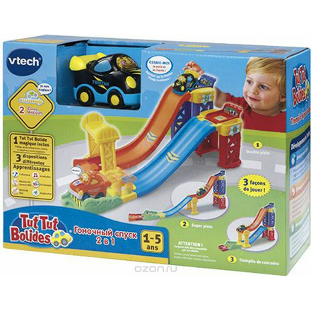 Vtech Бип-Бип Toot-Toot Drivers Гоночный спуск 2 в 1 80-164726