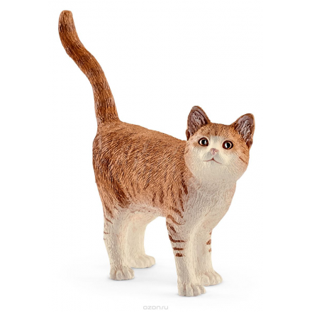 Schleich Фигурка Кошка цвет светло-коричневый белый 13836/12570