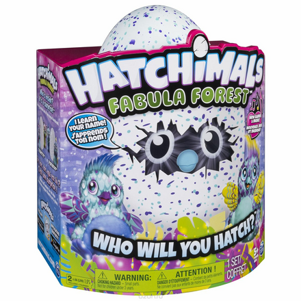 Hatchimals Интерактивный питомец вылупляющийся из яйца цвет голубой 19100-PUF