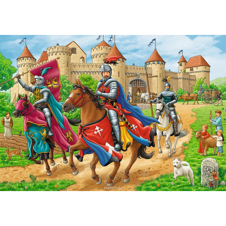 Ravensburger Пазл Рыцари 2 в 1