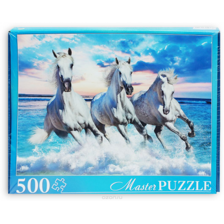 Masterpuzzle Пазл Тройка лошадей ГИМП500-6144