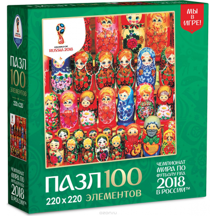 FIFA World Cup Russia 2018 Пазл Матрешки Деревянные куклы 03806 AST000000000189840