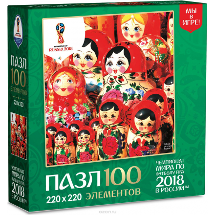 FIFA World Cup Russia 2018 Пазл Матрешки Семейство матрешек 03804 AST000000000189852